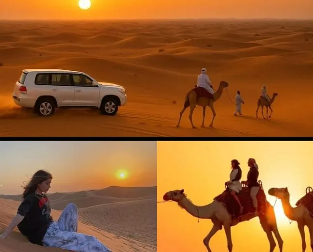 Camel Ride in Dubai Morning Desert